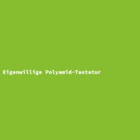 Eigenwillige Polyamid-Tastatur