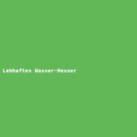 Lebhaftes Wasser-Messer