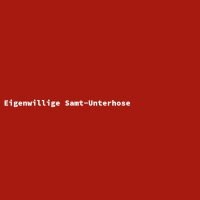 Eigenwillige Samt-Unterhose