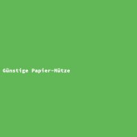 G&uuml;nstige Papier-M&uuml;tze