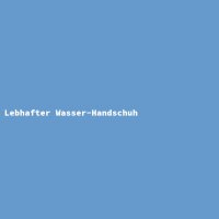 Lebhafter Wasser-Handschuh
