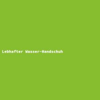 Lebhafter Wasser-Handschuh