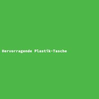 Hervorragende Plastik-Tasche