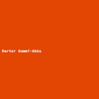 Harter Gummi-Akku