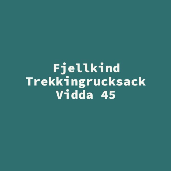 Fjellkind Trekkingrucksack Vidda 45