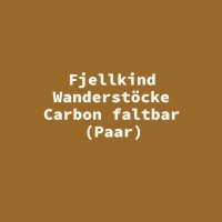 Fjellkind Wanderst&ouml;cke Carbon faltbar (Paar)