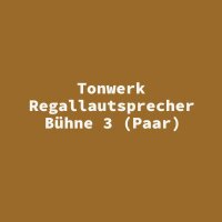 Tonwerk Regallautsprecher B&uuml;hne 3 (Paar)