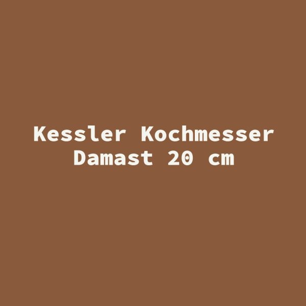 Kessler Kochmesser Damast 20 cm