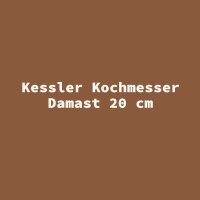 Kessler Kochmesser Damast 20 cm