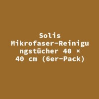 Solis Mikrofaser-Reinigungst&uuml;cher 40 &times; 40 cm...
