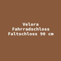 Velora Fahrradschloss Faltschloss 90 cm