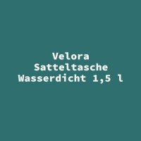Velora Satteltasche Wasserdicht 1,5 l