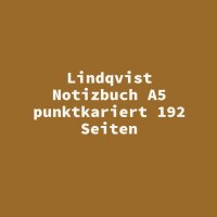 Lindqvist Notizbuch A5 punktkariert 192 Seiten
