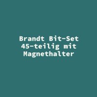 Brandt Bit-Set 45-teilig mit Magnethalter
