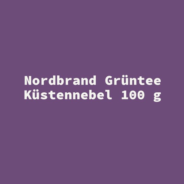 Nordbrand Gr&uuml;ntee K&uuml;stennebel 100 g
