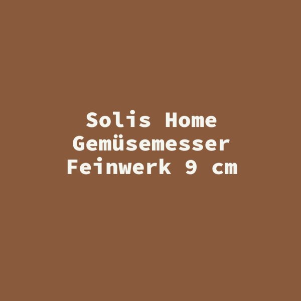 Solis Home Gem&uuml;semesser Feinwerk 9 cm