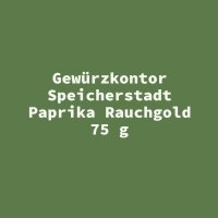 Gew&uuml;rzkontor Speicherstadt Paprika Rauchgold 75 g