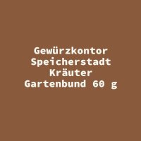 Gew&uuml;rzkontor Speicherstadt Kr&auml;uter Gartenbund 60 g