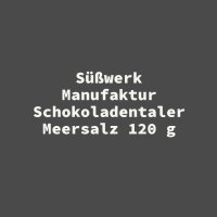 S&uuml;&szlig;werk Manufaktur Schokoladentaler Meersalz...