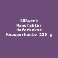 S&uuml;&szlig;werk Manufaktur Haferkekse Knusperkante 220 g