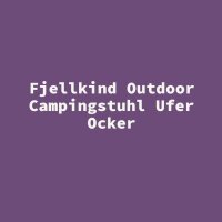 Fjellkind Outdoor Campingstuhl Ufer Ocker