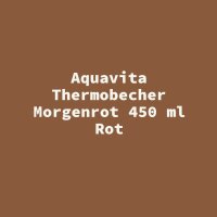 Aquavita Thermobecher Morgenrot 450 ml Rot
