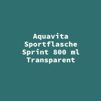 Aquavita Sportflasche Sprint 800 ml Transparent