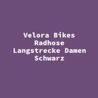 Velora Bikes Radhose Langstrecke Damen Schwarz