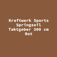 Kraftwerk Sports Springseil Taktgeber 300 cm Rot