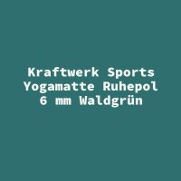 Kraftwerk Sports Yogamatte Ruhepol 6 mm Waldgr&uuml;n