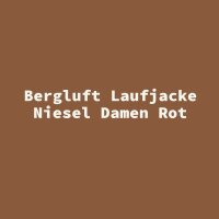 Bergluft Laufjacke Niesel Damen Rot