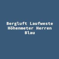 Bergluft Laufweste H&ouml;henmeter Herren Blau