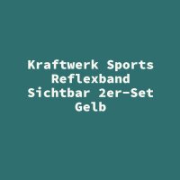Kraftwerk Sports Reflexband Sichtbar 2er-Set Gelb