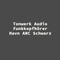 Tonwerk Audio Funkkopfh&ouml;rer Havn ANC Schwarz