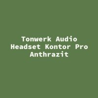 Tonwerk Audio Headset Kontor Pro Anthrazit