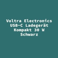 Voltra Electronics USB-C Ladeger&auml;t Kompakt 30 W Schwarz