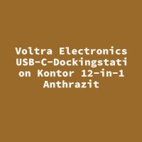 Voltra Electronics USB-C-Dockingstation Kontor 12-in-1...