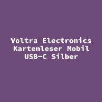 Voltra Electronics Kartenleser Mobil USB-C Silber