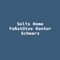 Solis Home Fu&szlig;st&uuml;tze Kontur Schwarz