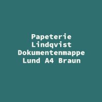 Papeterie Lindqvist Dokumentenmappe Lund A4 Braun