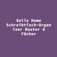 Solis Home Schreibtisch-Organizer Raster 8 F&auml;cher