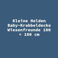 Kleine Helden Baby-Krabbeldecke Wiesenfreunde 100 &times;...