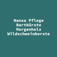 Hansa Pflege Bartb&uuml;rste Morgenholz Wildschweinborste