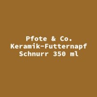 Pfote & Co. Keramik-Futternapf Schnurr 350 ml