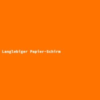 Langlebiger Papier-Schirm