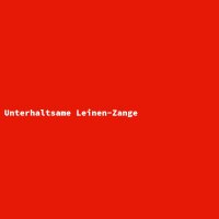 Unterhaltsame Leinen-Zange