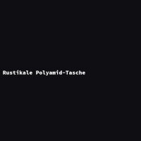 Rustikale Polyamid-Tasche