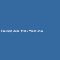 Eigenwilliger Stahl-Ventilator
