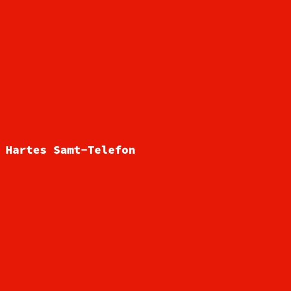 Hartes Samt-Telefon