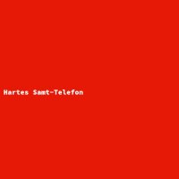 Hartes Samt-Telefon